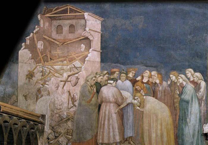 GIOTTO di Bondone The Death of the Boy in Sessa Spain oil painting art